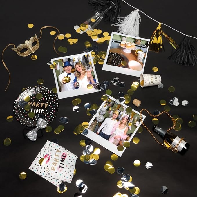 Boland 50352 Party Time Ribbon Garland 3M 3 Colors Party Decoration Birthday Garland