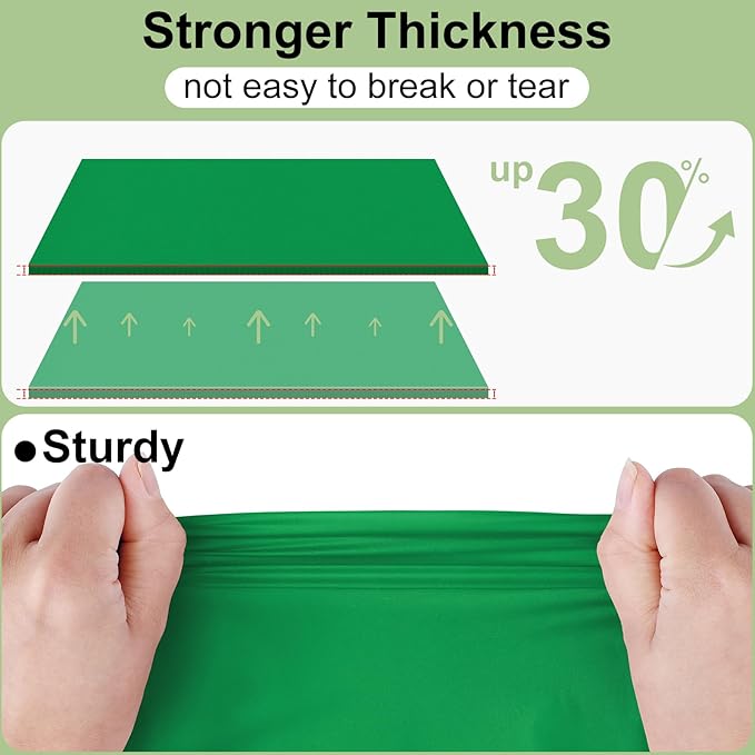 misaya 6 Packs Disposable Plastic Table Cloth, 54 x 108 Inch Waterproof Rectangle Tablecloth, Leakproof & Sturdy Decorative Table Covers for Easter, Picnic, Party and Outdoor, Green