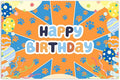 5x3ft Blue Dog Theme Backdrop Cartoon Photography Background Kids Boys Birthday Party Decorations Photo Booth Banner Props