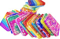 24 Pcs Pop Bubble Fidget for Party Favors, Stress Relief Pressure Relieving Toys for Kids, Pop Bulk Toddler for Christmas Valentine Birthday Gifts and Classroom Prizes