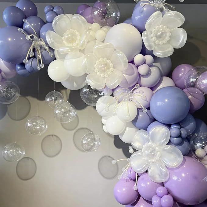 Pastel Purple Balloons, 66pack 12inch Light Purple Latex Party Balloons for Birthday Baby Shower Graduation Wedding Gender Reveal Anniversary Party Decorations