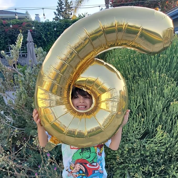 Champagne Gold Number 3 Balloon 40 Inch, White Gold 3 Balloon Number, 3rd Birthday Decorations, Light Gold Party Supplies for Boys Girls
