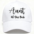 Adjustable Embroidered Hat for Bridal Shower Wedding Engagement Anniversary Honeymoon Newlyweds Couples Gifts