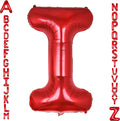 AULE red Letter Balloons I 40Inch Large Giant big Foil Mylar red I Balloon for Birthday Aniversary Party Decorations