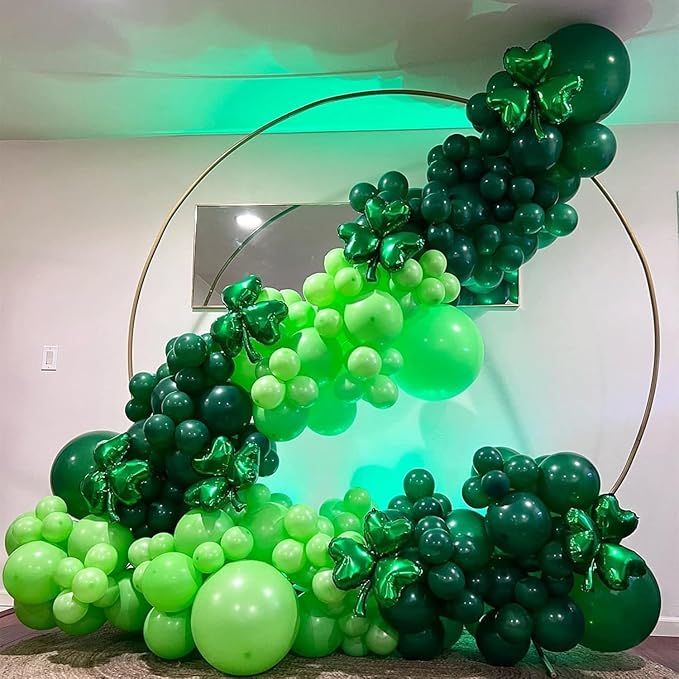 18 Inch Emerald Green Large Balloons - 35Pcs Thick Hunter Green Balloons Big Round Dark Green Latex Party Balloons for Birthday Anniversary Baby Shower Gender Reveal Themed Party Decorations