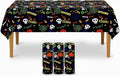 KatchOn, Plastic Halloween Tablecloth- XtraLarge 54x108 Inch, Pack of 3 | Plastic Table Cover for Halloween Decorations Indoor | Spooky Table Cloth, Spooky Party Decorations | Happy Boo Day TableCloth