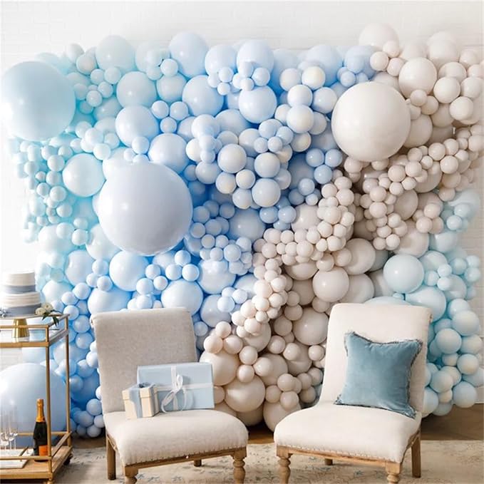 Beige Quick Link Balloons - 60PCS Linking Balloons for Wedding, Birthday, Baby Shower, Engagement, Graduation Party Decorations (10inch)