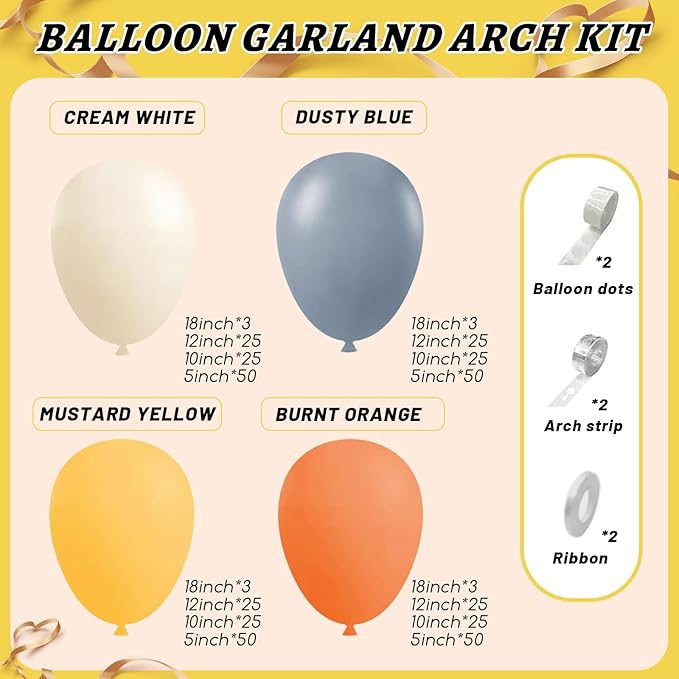 Here Comes the Sun Balloon Garland Arch Kit,412pcs Different Sizes 18 12 10 5 Inch Here Comes the Son Balloon Arch Garland Kit for Boho Retro Here Comes the Son Baby Shower Decor