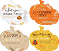 COCHIE Thanksgiving Games for Family Party Adults Office Large Groups, What is Your Turkey Name Games, Autumn Photo Scavenger Hunt Game, Fall This or That Classroom Activities (Pumpkin)