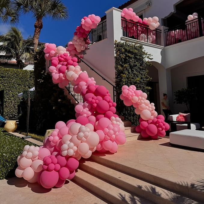 Light Pink Balloons 5inch Small Baby Pale Pink Balloon 60pcs Mini Round Pastel Latex Balloon for Arch Garland Retro Boho Girls Birthday Party Decoration Wedding Baby Bridal Shower Bachelorette
