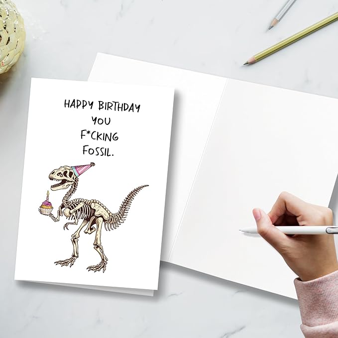 Funny Birthday Card for Old People, Sarcastic Humorous Birthday Card for Brothers and Sisters, Funny Happy Birthday Card for Him or Her, Old Age Birthday Greeting Card