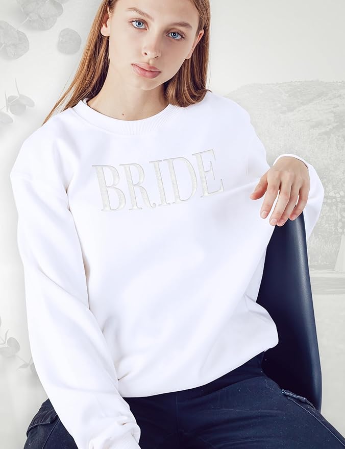 Bride Sweatshirt - Engagement Gift - Bride Sweatshirts For Women - Bride Crewneck Sweatshirt - Wedding Gift