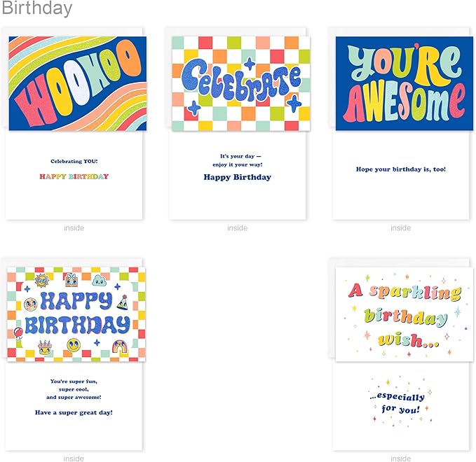 American Greetings 10-Count Kids Birthday Card Bundle with Envelopes