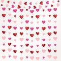 10 Pack 130ft Rose Red Pink Heart Party Garland Asymmetrical Love Hanging Banners for Birthday Wedding Decorations Mothers Day Bachelorette Bridal Shower Engagement