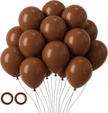 105pcs Brown Balloons 12inch Party Latex Balloons for Boys Girls Birthday Baby Shower Gender Reveal Wedding Sunflower Party Decorations