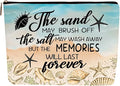 Beach Makeup Bag Beach Travel Cosmetic Bag Seaside Vacation Essential Gifts for Girls Mom The Memories Will Last Forevers Beaches Party Gifts for Women