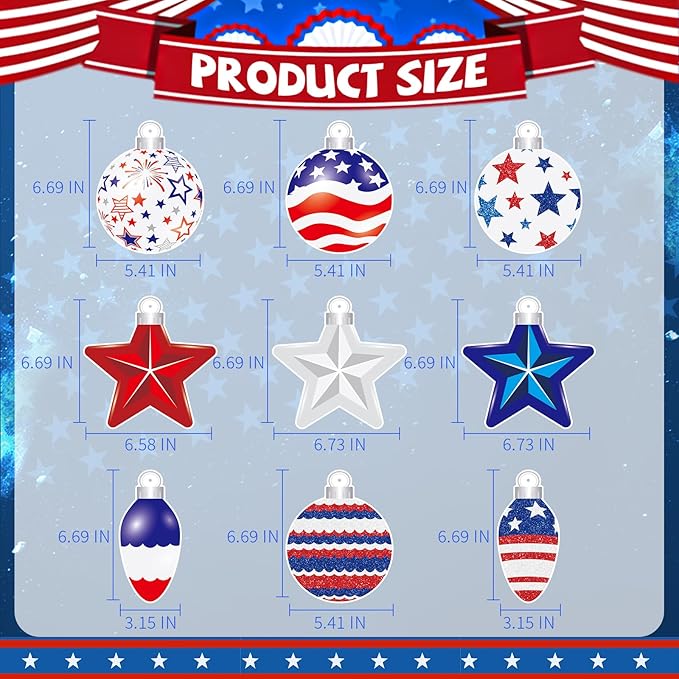 YQUQWN 48 PCS 4th of July Hangings Swirl Decorations, Independence Day Patriotic Party Supplies, No DIY Ceiling Streamers Decor for Holiday Birthday Wedding Veteran Day Tree Red White Blue Decorations