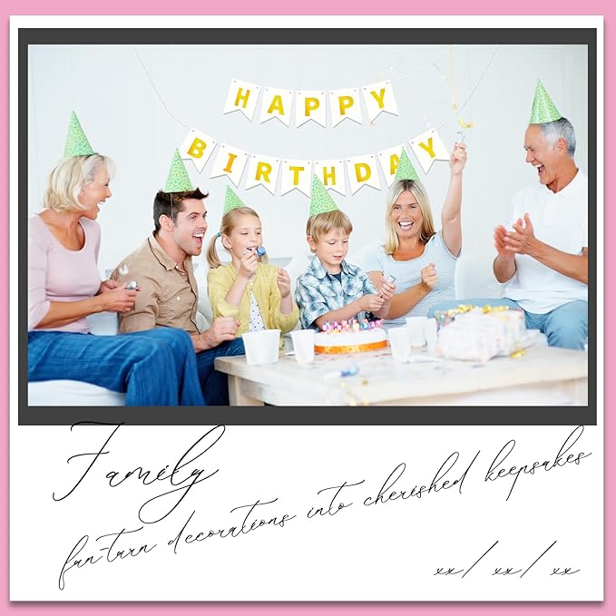 Happy Birthday Banner Gold Happy Birthday Sign Birthday Decorations for Birthdays Party Backdrop Wall Decor Gold Happy Birthday Sign for Men Women Party Supplies