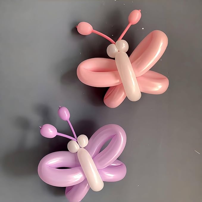 Butterfly Balloon Arch Kit, 135 PC Purple and Purple Butterfly Fairy Birthday Balloons Garland, Metallic Pink Cream Balloons Foil Balloons, Fairy Theme Baby Shower Birthday Decorations for Girls