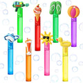 AMFZON 24Pcs Pool Beach Party Favors Bubble Wands for Kids, Beach Ball Summer Mini Bubbles Wand Toys, Pool Birthday Party Supplies Decorations Goodie Gift Bag Stuffers Pinata Classroom Prizes
