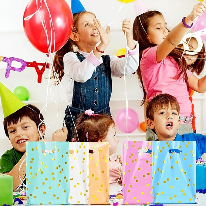 ZGORENDZ 40 Pack Party Favor Bags Goodie Bags for Kids Birthday Party Small Gift Bag Bulk for Baby Shower, Wedding, Thanksgiving, Christmas, New Years