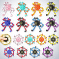 Transformable Fidget Spinners,Kids Easter Basket Stuffers Funny Stress Relief Sensory Fidget Toys,Deformable Chain DIY Robot Fingertip Gyros Toys Party Favors Easter Basket for Kids and Adults (16PC)