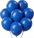 AFTERLOON® Biodegradable Balloons Blue 12 Inch 100 Pack, Matte Color Thickened Extra Strong Latex Helium Float, for Baby Shower Gender Reveal Garland Arch Wedding Birthday Party Decorations