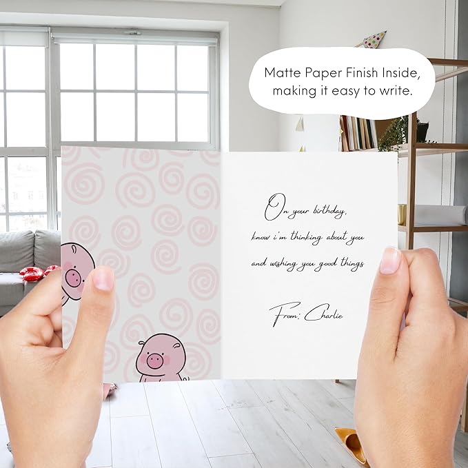 ALY LOU Mothers Day Card for Mom Mother Wife Stepmom Aunt Grandma Parents – Cute Funny Heartfelt Greeting Card for Her from Daughter Son Husband – Blank Inside (There is nothing else, I’d rather do)
