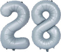 40 In Matte gray Number Balloons Helium Foil Mylar Balloon Birthday Party banquet Decoration 28