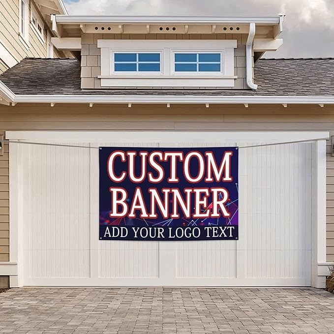 Custom Banners Personalized Banner Signs with Logo Text for Party Birthday Graduation Wedding Event Decoration 47×71 Inches