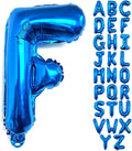 Lovoir 40 Inch Large Blue Letter F Balloons Big Size Jumbo Mylar Foil Helium Balloon for Birthday Party Celebration Decorations Alphabet Blue F