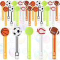Jenaai 24 Pcs Sports Themed Bubble Wands Balls Shaped Bubble Wand Party Favors for Outdoor Summer Activity Cartoon Birthday Gifts Carnival Goody Bag Stuffers Wedding Supplies