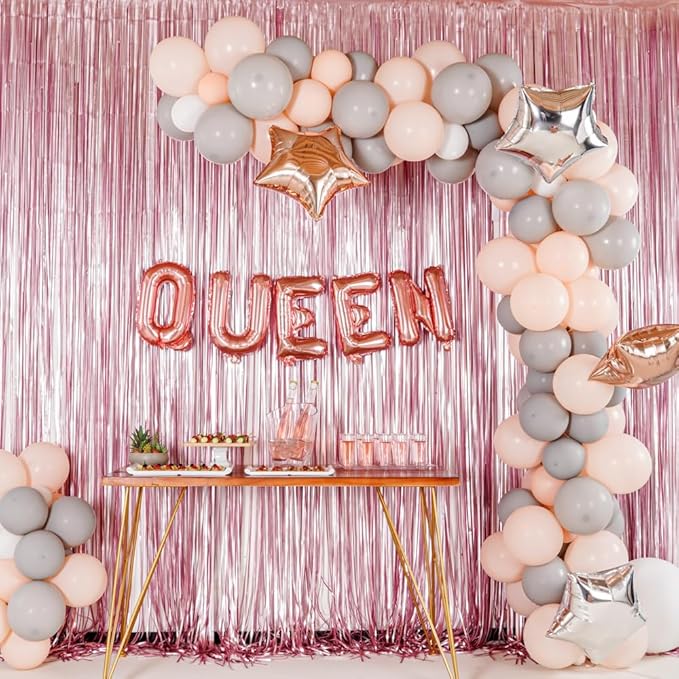 Restaurantware-Balloonify 16 Inch Letter Balloon, 1 Alphabet Party Balloon - Letter Q, Self-Sealing, Rose Gold Foil Mylar Finish, Hanging Loop, Decoration For Birthday, Wedding, Or Graduation
