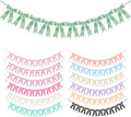 Pre-Strung Extra Large Bow Garland Decorations Jumbo Reusable Bow Banner with 12 Colors Options for Bachelorette Parties Bridal Showers Birthdays Baby Showers & Valentine’s Day (Sage Green)