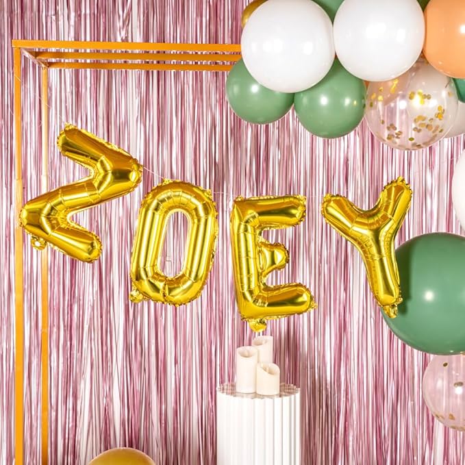 Restaurantware-Balloonify 16 Inch Letter Balloon, 1 Alphabet Party Balloon - Letter Z, Self-Sealing, Gold Foil Mylar Finish, Hanging Loop, Decoration For Birthday, Wedding, Or Graduation