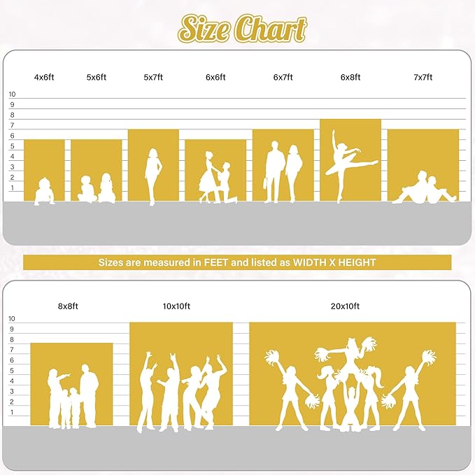PartyDelight Gold Sequin Backdrop 5x10ft 2 Panels - High Density 3mm Shimmer Sequin Background Sparkly Photography Curtain for Wedding, Gala, Stage & Event Decor