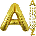 Letter Balloons Gold Party Balloon - 40 Inch Large Gold Letter A Balloon, Letter Balloon Birthday Decorations, Balloon for Women Men Anniversary Party Decorations Supplies