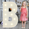 3FT Marquee Light Up Letters B, Big Marquee Letter for Baby Shower Birthday Engagement Wedding Marry Me Party Decor
