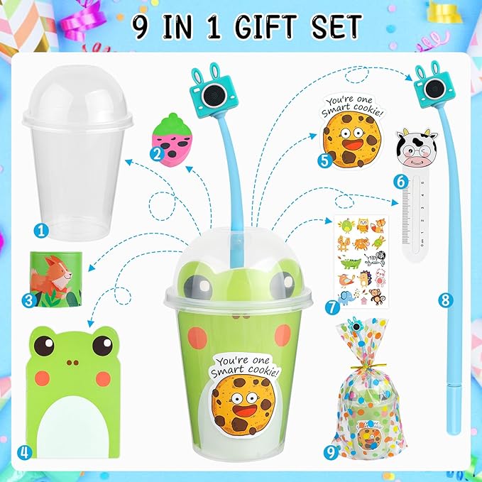 Birthday Goodie Bags for Kids, 24 Pack Return Gifts for Birthday, Easter Stuffers Classroom Gifts Class Rewards Prizes