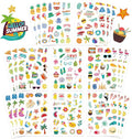 24 Sheets Summer Stickers Pool Beach Luau Hawaii Sun Stickers Hello Summer Ocean Beach Stickers, Watermelon Beer Ice Cream Pineapple Sticker, Summer Theme Family School Classroom Party Favor