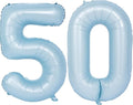 40 In Matte Blue Number Balloons Helium Foil Mylar Balloon Birthday Party banquet Decoration Digital 50