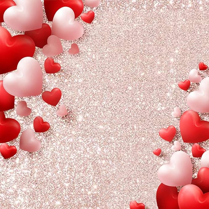 Juya Delight 6ft x 8ft Rose Gold Sequin Backdrop Curtain for Party Wedding Photography