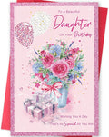 Daughter Birthday Card from Mom, Happy Birthday Card for Daughter, Cute Birthday Gifts for Girls Her