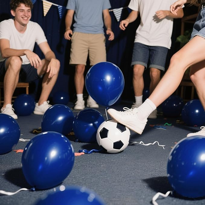 Navy Blue Balloons Latex Party Dark Blue 100 Pack 12 inch Round Navy Balloons for Wedding Graduation Birthday Party Backdrop Decorations