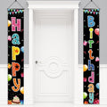 Birthday Decorations Banner, Happy Birthday Door Sign for Men Women Boys Girls Ideal Birthday Decorations Party Supplies Outdoor Indoor 72 x 12 Inch