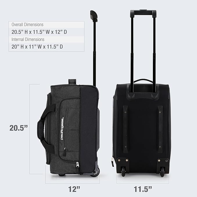 Pacific Gear Duffel Bag with Rolling Wheels