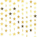 Spakon 65 Feet Glitter Star Paper Garland Banner Hanging Decoration Star Streamers Double Side 2026 Graduation Decorations for Wedding Birthday Festival New Year Party Decoration (Gold)