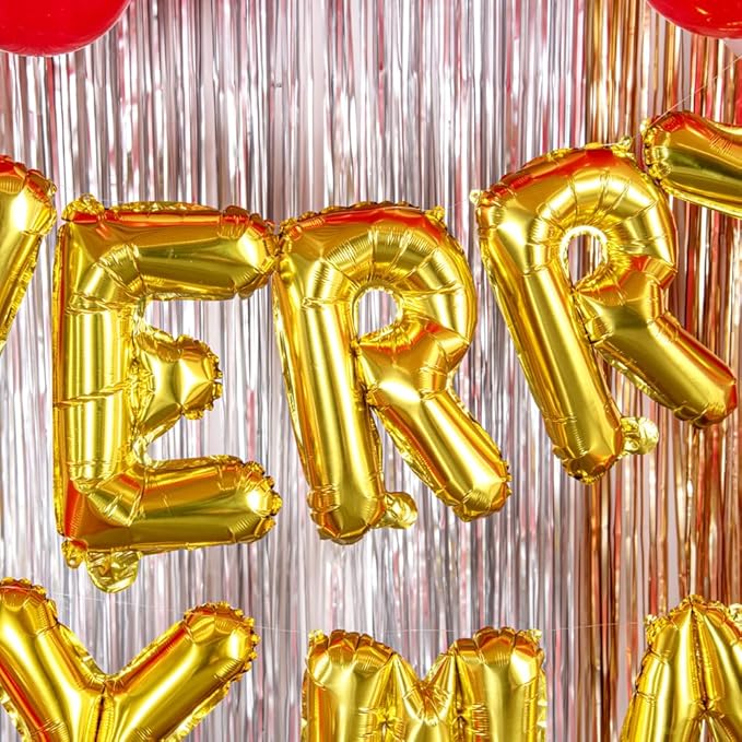 Restaurantware-Balloonify 16 Inch Letter Balloon, 1 Alphabet Party Balloon - Letter R, Self-Sealing, Gold Foil Mylar Finish, Hanging Loop, Decoration For Birthday, Wedding, Or Graduation