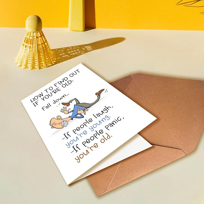 Funny Birthday Card for Grandpa, Grandpa Birthday Card, Getting Older Birthday Cards For Old Friend, Humorous Gift Cards for Old Age, Funny Getting Older Birthday Cards for Friend, Birthday Gifts for Men | Dad |Him, Decorations for Men