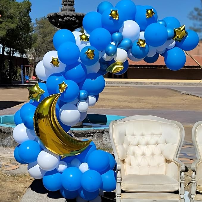 110pcs Royal Blue Balloons 12inch Blue Latex Party Balloons for Graduation, Wedding, Birthday, New Year, Baby Shower, Anniversary, Baseball, Nautical Party Decorations
